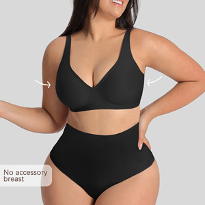 Sujetadores push-up sin aros de la marca Lulu, estilo europeo americano, tallas grandes, sin costuras, para bebés, con copa triangular. - Product Image 2