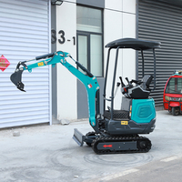 LIVRAISON GRATUITE Mini-excavatrice à moteur 1.2T 2.5T Excavatrices Bagger Digger Pelle Excavadora pour l'agriculture Prix bas