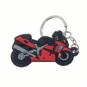 Venta al por mayor de llaveros de goma 2D 3D con logotipo personalizado en relieve para motocicleta, llavero clásico para coche, llavero de PVC suave para motocicleta - Product Image 3