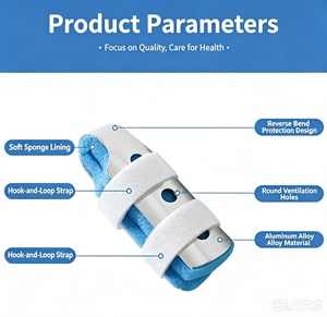 Attelle de <span class=keywords><strong>doigt</strong></span> en aluminium réglable pour le soutien et la protection des doigts arrosés, des doigts cassés, des entorses et des fractures, pour la <span class=keywords><strong>rééducation</strong></span> - Product Image 2