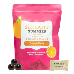 Shilajit Gummies Purified Resin 500mg Shatavari Root Extract <b>Saffron</b> Stigma Zero Sugar Antioxidant Adult Nutritional <b>Supplements</b> - Product Image 2