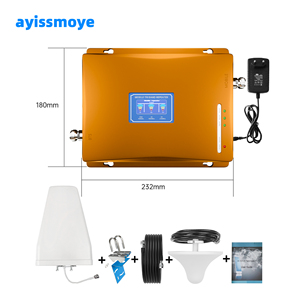 Bộ Khuếch Đại Tín Hiệu Bán Chạy Bộ Khuếch Đại Tín Hiệu 2G 3G 4G Ba Băng Tần 900 1800 2100 Bộ Tăng Cường Tín Hiệu Mạnh Nhất - Product Image 1