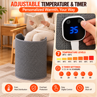 Produit tendance hiver 2026 : Chauffe-pieds et chauffe-jambes électrique enveloppant à 360 degrés pour la maison, le bureau et le chauffage personnel