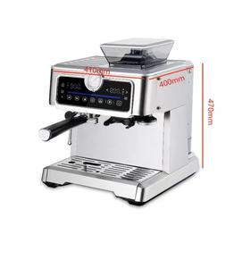 Machine électrique professionnelle d'acier inoxydable de réservoir d'eau transparent de cafetière d'espresso de pompe italienne de 20bar pour l'usage domestique - Product Image 2