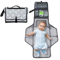 Sac fourre-tout élégant, léger, portable, écologique, en tissu personnalisé pour bébé, sac à langer personnalisé pour usage quotidien