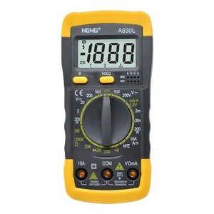 A830L cầm tay kỹ thuật số vạn năng Độ chính xác cao hiển thị kỹ thuật số mét 830B Ampe kế Vôn kế - Product Image 3