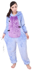 Tutina Unisex <span class=keywords><strong>pigiama</strong></span> di Manufancture abbigliamento da notte con cappuccio Kigurumi leopardo Anime Zebra <span class=keywords><strong>animali</strong></span> modelli a maglia tessuto lavorato a maglia da <span class=keywords><strong>donna</strong></span> uomo - Product Image 2