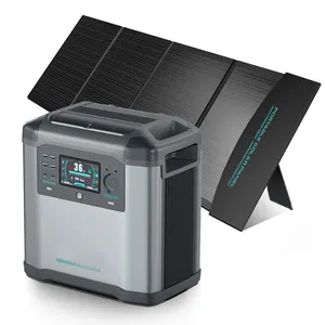 Ere sans fil: la puissance mobile extérieure pour aider l'aventure en plein air! Panneau solaire pliable Lifepo4 300w centrale électrique avec panneau solaire