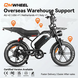 Vélo électrique QMHEEL S20 Pro Fat Bike avec siège de transport et porte-bagages pour partenaires commerciaux OEM ODM, entrepôt Italie, Pays-Bas, Europe - Product Image 1