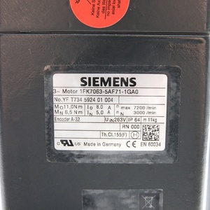 Motor Original 1FK7063-5AF71-1GA0 para Máquina PCL con Control 1FK7063-5AF71-1GG0 1FK7063-5AF71-1GH3 - Product Image 3