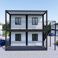 Maisons préfabriquées modulaires extensibles de style moderne, imperméables, en conteneurs, 20ft, 30ft, 40ft, en kit, avec un excellent service