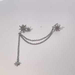 Tianyu Gems Carat <b>London</b> Stella Star Vintage Fashion Classic-Style Pendant Earrings in Gold-Plated Brass - Product Image 3