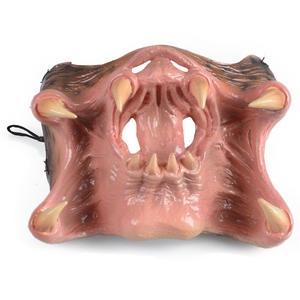 Köpek hayvan kauçuk maske fetiş lateks kaput golden retriever köpek maskesi gerçekçi lateks hayvan hayvan köpek yatıştırıcı maske - Product Image 3