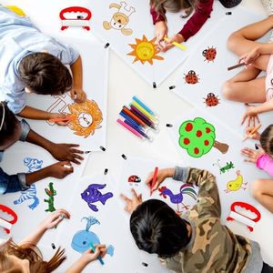 Fabricant chinois <span class=keywords><strong>de</strong></span> cerfs-volants éducatifs, cerfs-volants à dessiner soi-même avec des crayons <span class=keywords><strong>de</strong></span> couleur pour enfants - Product Image 2