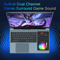 Ordinateur Portable Double Écran Win 11 15,6"+7" Tactile Économique, PC de Bureau 11e Génération pour Étudiants et Professionnels