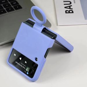 <span class=keywords><strong>Coque</strong></span> en Silicone pour Samsung, étui de téléphone pliable, Anti-chute, pour <span class=keywords><strong>Galaxy</strong></span> <span class=keywords><strong>Z</strong></span> <span class=keywords><strong>Flip</strong></span> <span class=keywords><strong>3</strong></span>, 5G - Product Image 4