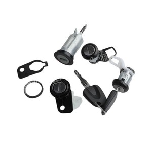 Daewoo Ignition Switch <b>Lock</b> Cylinder 96223338 With 2 <b>Keys</b> Black Stainless Steel Iron Cylindrical <b>Lock</b> - Product Image 1
