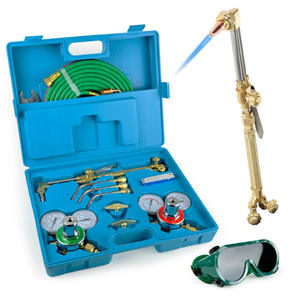 Copper Brass Stainless Steel Welding Cutting Set <b>Oxygen</b> <b>Acetylene</b> Regulator <b>Torch</b> Outfits - Product Image 5
