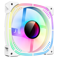 Ventilateur de refroidissement pour ordinateur AntarcChill RGB Lights, interface 3PIN, haut débit d'air, silencieux, 120*120*25mm, en aluminium, pour boîtier PC et ventilateur de boîtier