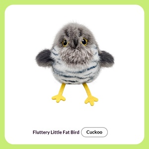 PAIPET Jouet Électrique pour Chat, Oiseau en Peluche Vibrant à Gravité, Baguette de Teaser Automatique Sonore, Oiseau Simulé qui Agite <span class=keywords><strong>les</strong></span> Ailes - Product Image 6