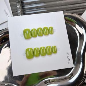 Set di 10 Unghie Finte di Alta Qualità, Colore Solido, Flessibili e Facili da Applicare, Unghie Artificiali Fatte a Mano per le Dita - Product Image 6