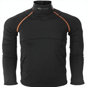 Blade Eishockey Baselayer Winter Vorderseite 100% Polyester Schnelltrocknend Schwarz Schnittfester Hals- und Handgelenkschutz Langarm BNQ - Product Image 1