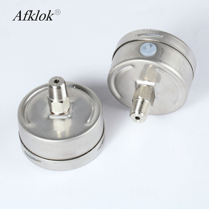 Manômetro Hidráulico de Alta Precisão Industrial com Conexão Inferior NPT BSP para Medição de Pressão - Product Image 3