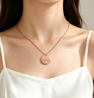 Collier Montagne en Acier Inoxydable Personnalisé, Anti-ternissement et Étanche, Colliers de Mode