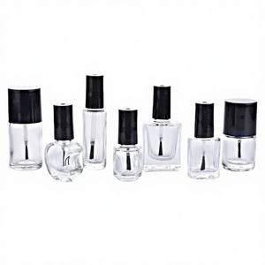 Bouteille d'huile de vernis à ongles UV en gel 6ml 10ml 12ml 15ml 20ml en verre avec pinceau de marquage à chaud coloré moyen ZC-20240515-53 pour usage personnel - Product Image 1