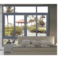 Ventana Corredera con Marco de Aleación de Aluminio con Diseño Moderno para Uso en Villas, Función a Prueba de Viento, Garantía de 5 Años