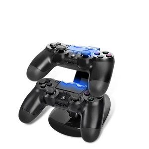 Base de carga para <span class=keywords><strong>PS4</strong></span>/Slim/<span class=keywords><strong>PS4</strong></span> Pro, Cargador USB Dual, soporte de estación de acoplamiento con pantalla de estado de carga - Product Image 6