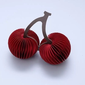 Cute Paper Honeycomb 3D Fruit Decor For Kids Summer <b>Birthday</b> Party Dessert <b>Table</b> Topper - Product Image 1