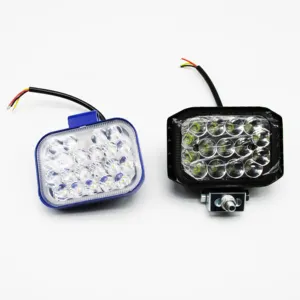 12 v 24 v 48 w superhell quadratisch notfall lkw offroad auto seitenhalterung klein led arbeit licht