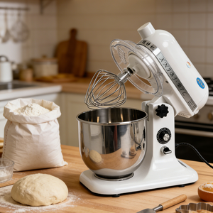 Popular Wholesale Commercial 7L Planetary Bakery <b>Flour</b> <b>Mill</b> Dough Cake Mixer Machine with 380W 10-Speed Dough Hook - Product Image 5