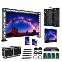 Écran LED de location P2.6 P3.91 avec boîtier en aluminium moulé sous pression, garantie 5 ans pour salons professionnels et scènes d'exposition
