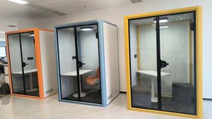 El Oficio Utiliza Cabinas Acústicas con Aislamiento Acústico para Reuniones y Concentración en el Trabajo - Product Image 3