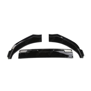 3 pièces de lèvre de pare-chocs avant de style <span class=keywords><strong>GT</strong></span> pour <span class=keywords><strong>Ford</strong></span> <span class=keywords><strong>Mustang</strong></span> <span class=keywords><strong>Mach</strong></span>-<span class=keywords><strong>E</strong></span> 2021 <span class=keywords><strong>2022</strong></span> 2023, noir brillant, moulé par injection, lèvre de séparateur domestique - Product Image 2