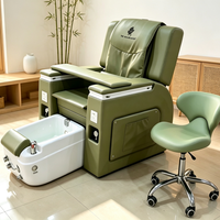 Fauteuil de pédicure spa Whirlpool électrique inclinable pour manucure et massage des pieds, avec bassin de bain de pieds et robinet, pour salon, vente en gros, OEM