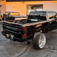 SL 26X12 20X12 20X10 24X14 Roda Truk Tempa Super Single Custom yang Dipoles dengan 8X170 6X139.7 untuk Ford F250 Silverado 1500