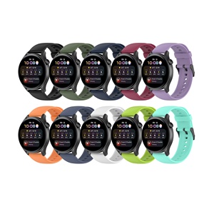 Ivanaze-Correa de silicona de repuesto para reloj Huawei <span class=keywords><strong>Honor</strong></span> <span class=keywords><strong>Watch</strong></span> <span class=keywords><strong>Magic</strong></span> 2 y GT2, banda de reloj deportiva transpirable de 20mm y 22mm, <span class=keywords><strong>42mm</strong></span> y 46mm - Product Image 3