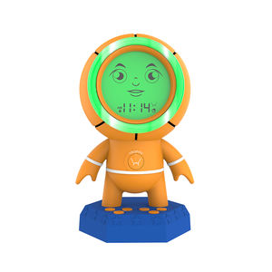 Lampe de Projection statique populaire, horloge électronique mignonne de chevet d'entraînement au sommeil des enfants - Product Image 1