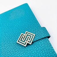 Offre Spéciale : Carnet de Bureau A5 Personnalisable avec Couverture en Cuir Imprimée, Fermeture Magnétique Métallique et Calendrier 2026