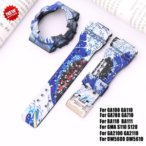 Correa de Silicona para <span class=keywords><strong>Reloj</strong></span> G-Shock GA2100 2110 700 110, Correa de Alta Calidad para Casio DW5600 5610/GAGMA-S110 120 /BA-110 - Product Image 2