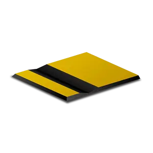 Mattgold Oberfläche schwarz Wörter ABS Doppel farbe Blatt Laser gravur Kunststoff platte zweilagige Farben für Tag graviert