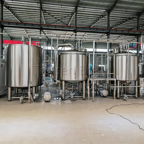 Équipement de brassage de 500 litres supportant le stockage de la bière réservoir de fermentation en acier inoxydable