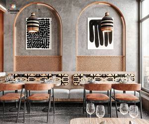 Mostrador Moderno para Comida Rápida con Vitrina de Vidrio |   Diseño de Kiosco Personalizado para Restaurante y Comida para Llevar, Decoración para Cafetería - Product Image 3
