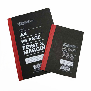 Carnet à couverture rigide noire A4 A5 personnalisé pour l'exportation, idéal pour les étudiants, carnet quadrillé, bloc-notes, cahier d'exercices - Product Image 1