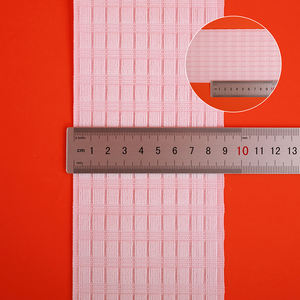 Cinta de cortina blanca directa de fábrica, cinta de cortina de posicionamiento de 9cm de doble propósito ondulado para uso doméstico, poliéster de alta calidad - Product Image 6