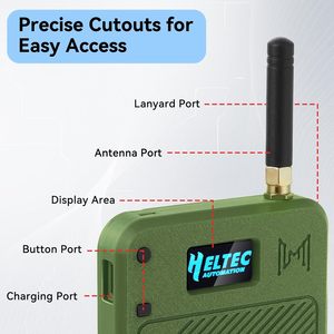 Pacote com <span class=keywords><strong>2</strong></span> Placas de Desenvolvimento ESP32 LoRa V3 863-928MHz Antenas Bateria de 3000mAh Estojo ESP32-S3 CP2102 WiFi/Display OLED - Product Image 3