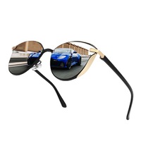 2024 Hot Buy Products Fabrication de lunettes optiques à monture métallique Al-mg alliage Miroir Lunettes de soleil polarisées